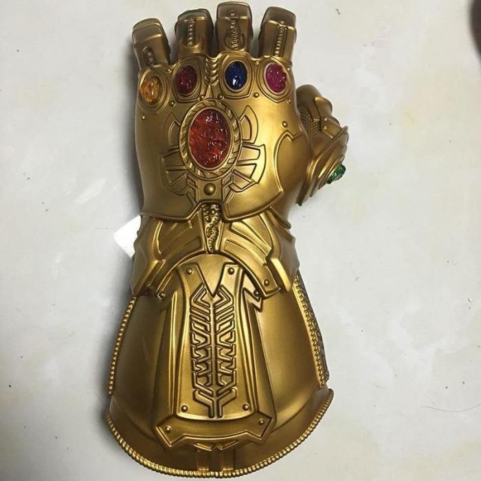 Kids Avengers Endgame  Led Pvc Thanos Gauntlet Infinity Gloves Cosplay