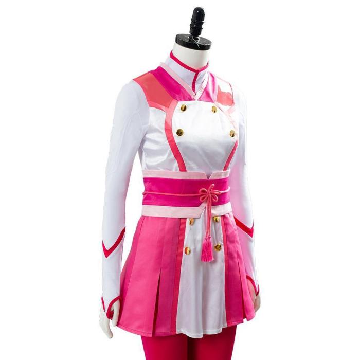 Project Sakura War Amamiya Sakura Battle Uniform Set Cosplay Costume