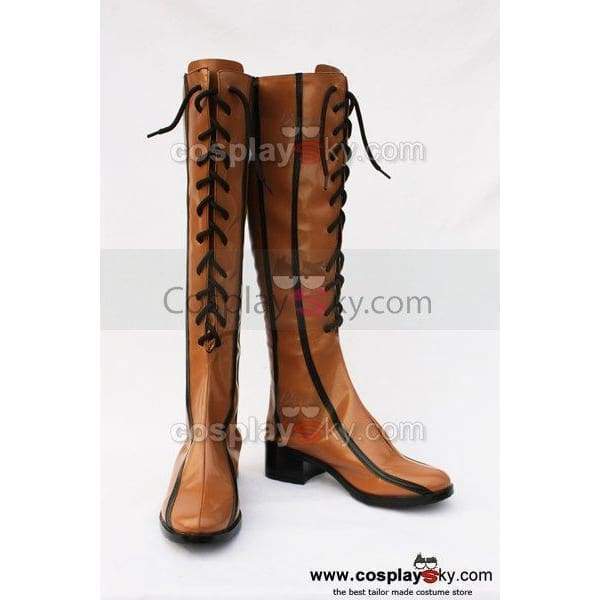Vocaloid 2 Rin Cosplay Boots Shoes Custom Made