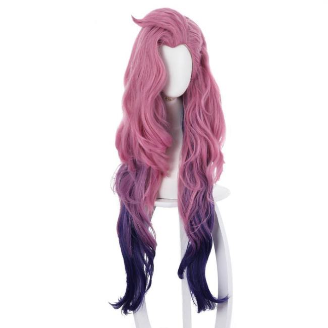 League Of Legends Lol Kda Groups Seraphine Long Curly Wig Cosplay Wigs