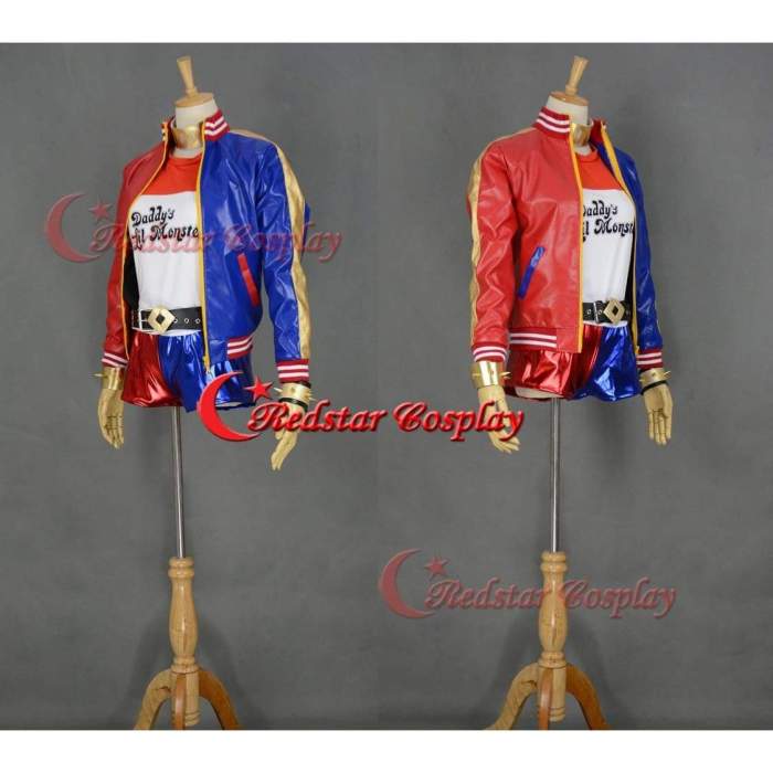 Suicide Squad Harley Quinn Cosplay Costume (Type 2)