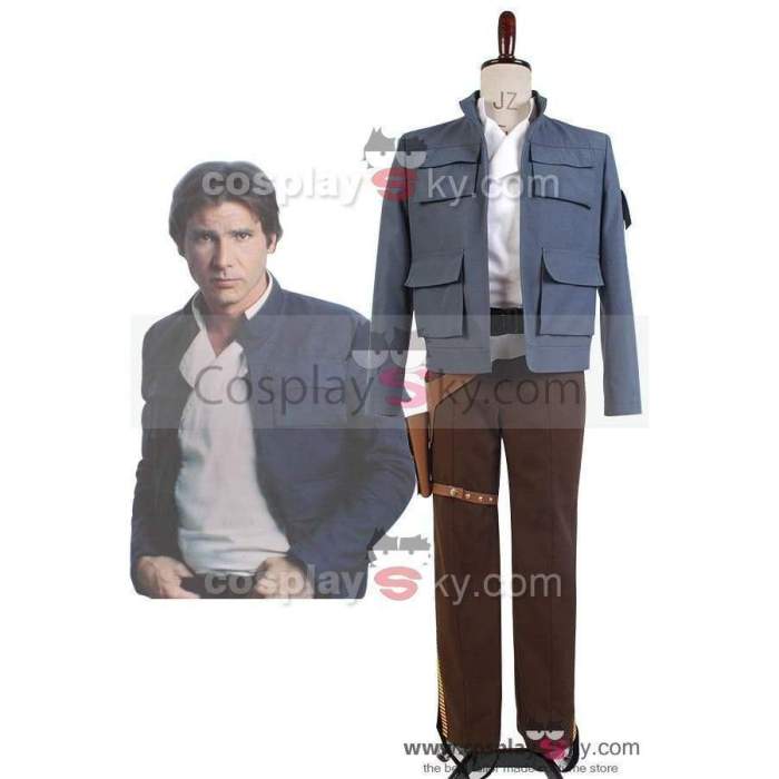 Star Wars: Empire Strikes Back Han Solo Jacket Pants Cosplay Costume