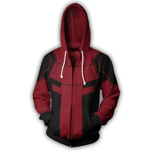 Deadpool Hoodie - Zip Up Hoodiep