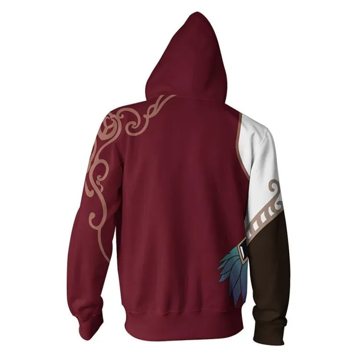 Anime Rwby Cosplay Hoodie Unisex 3D Printed Zipper Hoodie Jacket Coat Sweatshirt