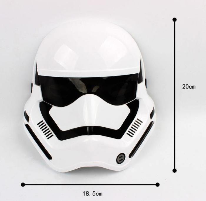 Star Wars Darth Vader Mask Empire Clone White Soldiers Luminous Mask Full Face Halloween And Christmas Mask
