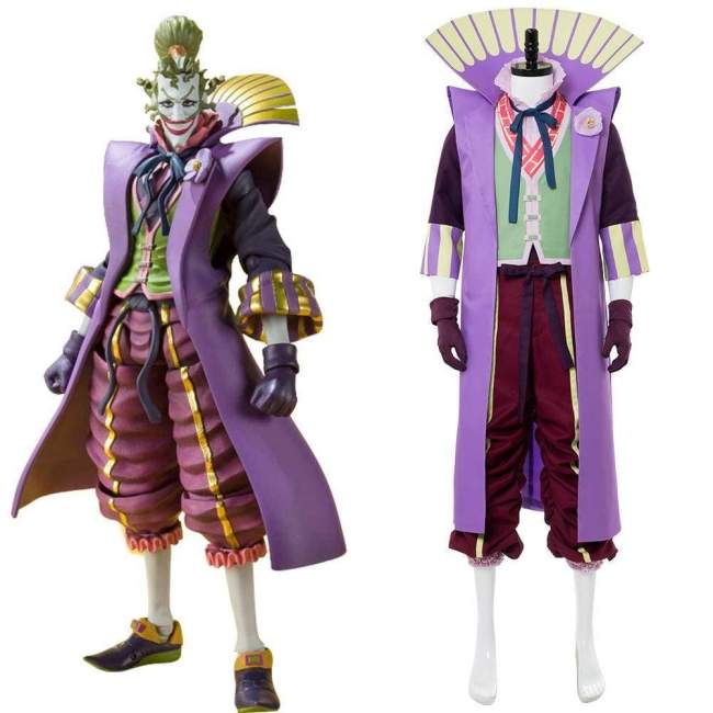 Batman Ninja Joker Outfit Japanese Style Cosplay Costume