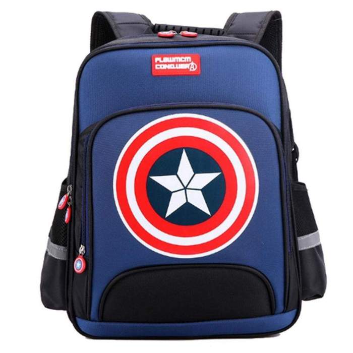 Superhero Captain America School Backpack