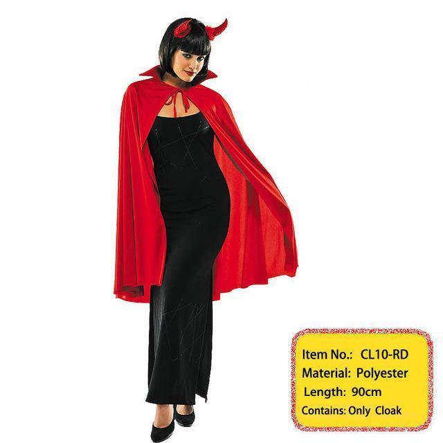 Halloween Costumes For Men And Women Vampire Capes Hooded Cloak