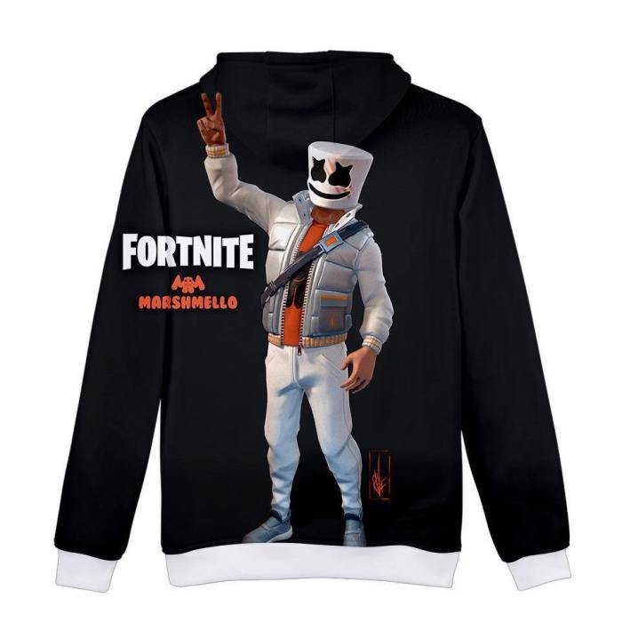 Game Fortnite Royale Battle Marshmello Cosplay Sweater