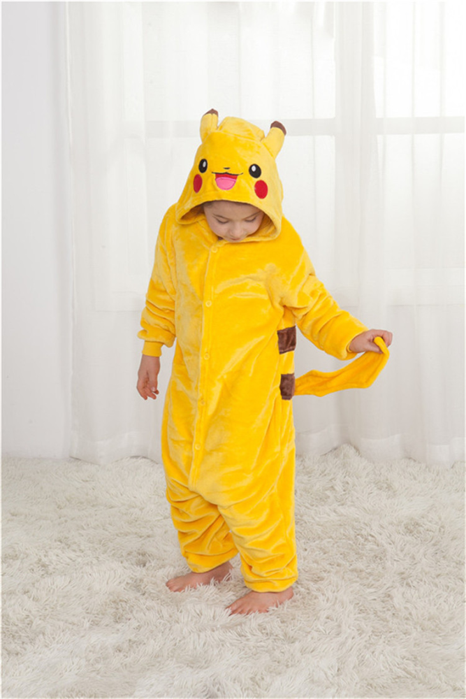 Onesie Pikachu Pika Adult Child Dance Fancy Pajama Cosplay Costumes