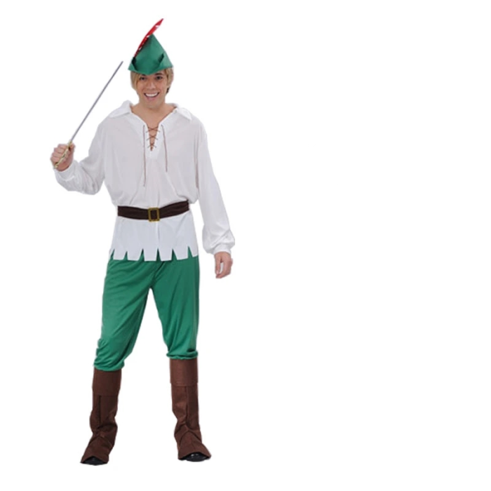 Peter Pan Costumes The Wizard Elf Hunter Dress For Adult Kids Clothing