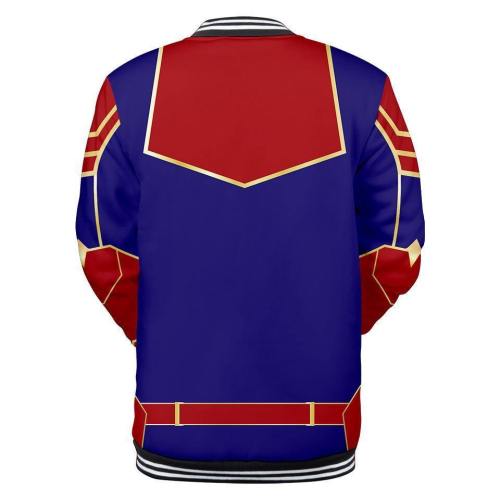 Captain Marvel Jacket - Carol Danvers Baseball Jacket