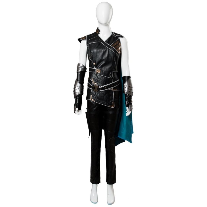 Thor Ragnarok Valkyrie Costume Whole Set Female Halloween Cosplay Outfit