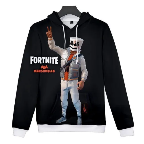 Game Fortnite Royale Battle Marshmello Cosplay Sweater