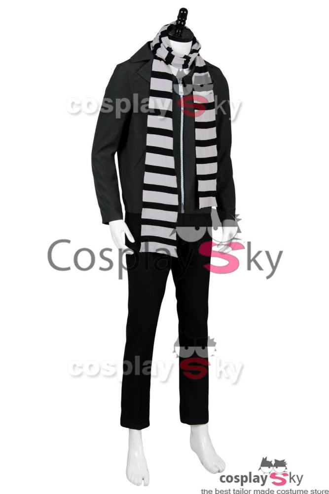 Despicable Me 3  Movie Gru Outfit Cosplay Costume