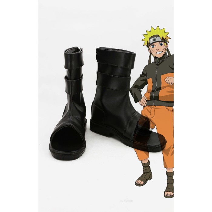 Naruto Shippuden Uzumaki Naruto Ninja Cosplay Shoes