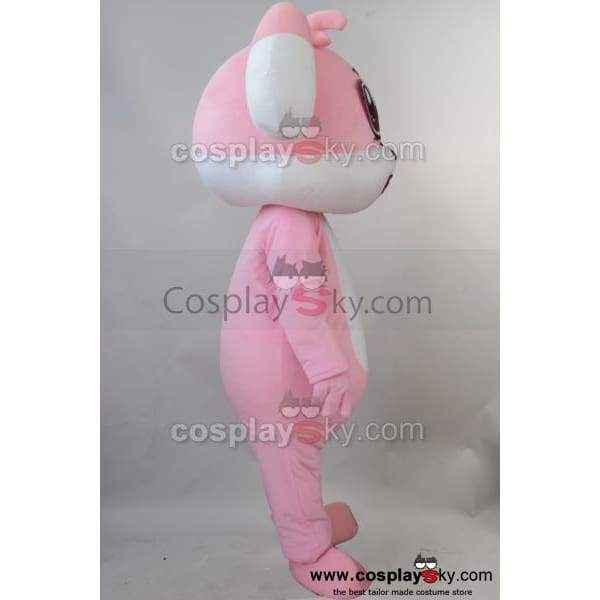 Lovely Pink Rabbit  Mascot Cosplay Costume Adult Size