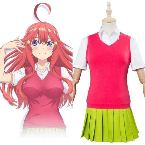 Anime The Quintessential Quintuplets Itsuki Nakano Cosplay Costume