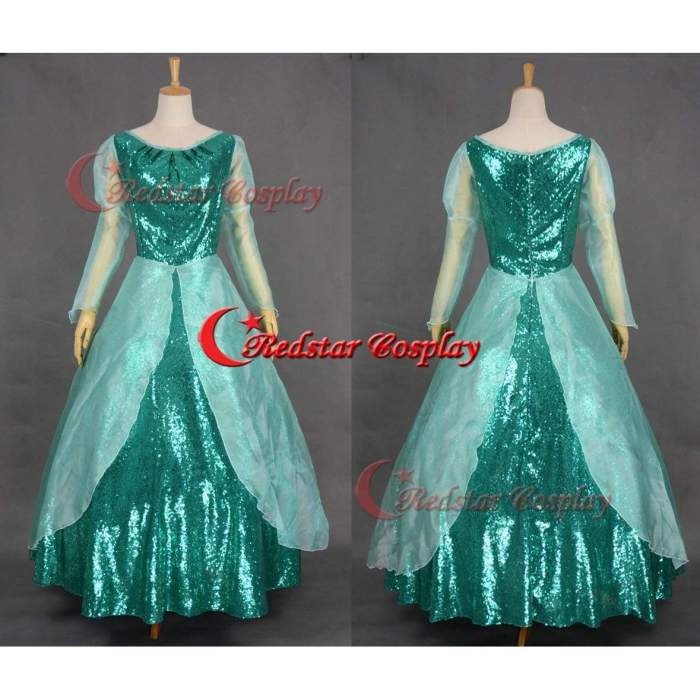 Movie Mermaid Princess Ariel Dress Cosplay Costume