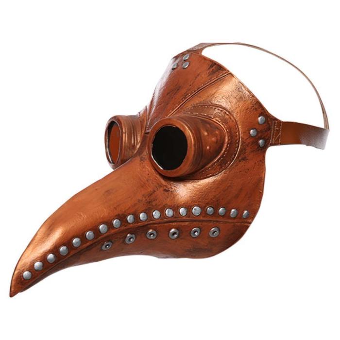Plague Doctor Bird Mask Latex Long Nose Beak Cosplay Steampunk Halloween Mask Costume Props