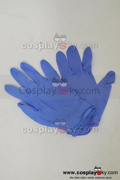 Breaking Bad Hazmat Lab Walter White Jumpsuit Costume With Half Mask Gloves