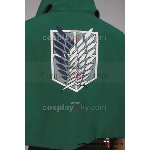 Attack On Titan Shingeki No Kyojin Scouting Legion Rivaille With Cape Cosplay Costume