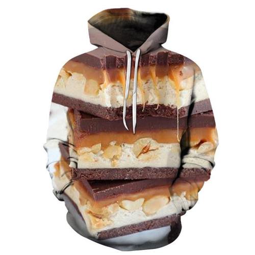 Caramel Ice Cream Sandwich 3D - Sweatshirt, Hoodie, Pullover