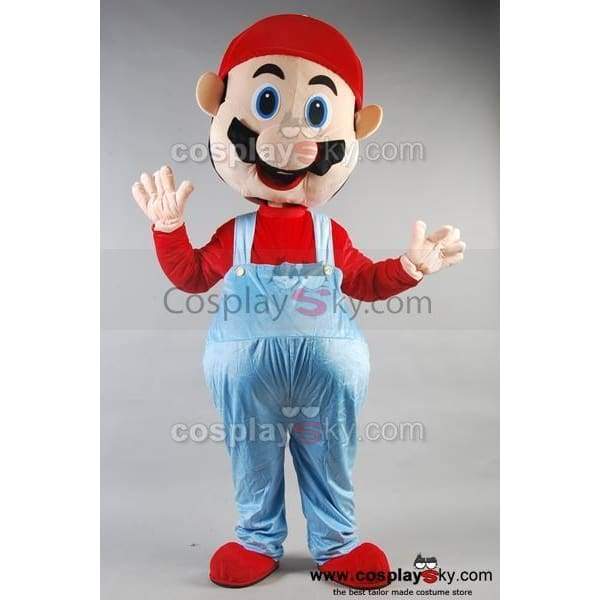 Super Mario Bros. Mario Mascot Costume Adult Size