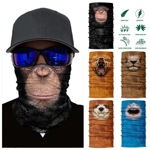 Multi-Purpose 3D Animal Themed Face Mask Neck Gaiter