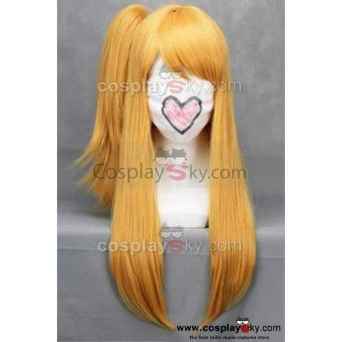 Fairy Tail Lucy Heartphilia Cosplay Wig Earthy Yellow 60Cm
