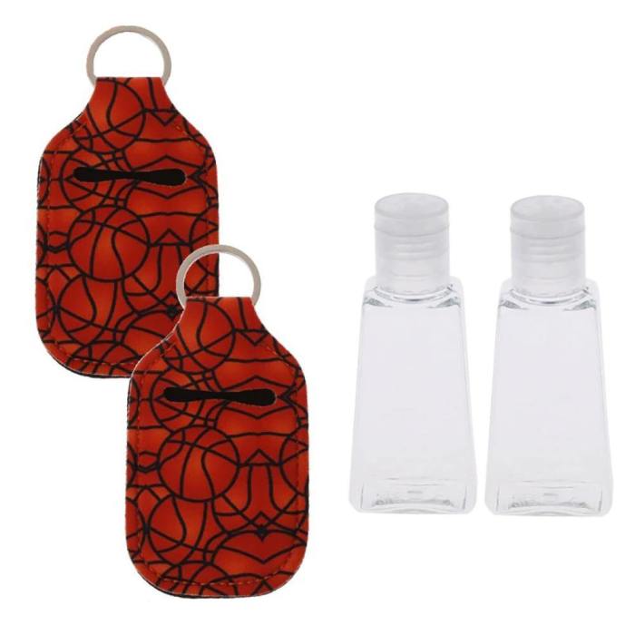 Portable Hand Sanitizer Keychain With Refillable Bottle