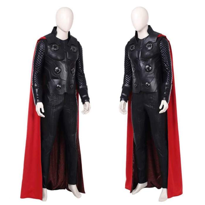 Avengers Infinity War Thor Costume Halloween Cosplay Suit For Men Custom Made