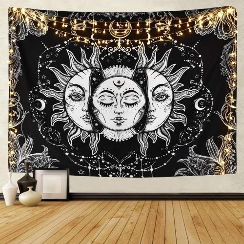 Sun Moon Mandala Tapestry Wall Hanging Decoration