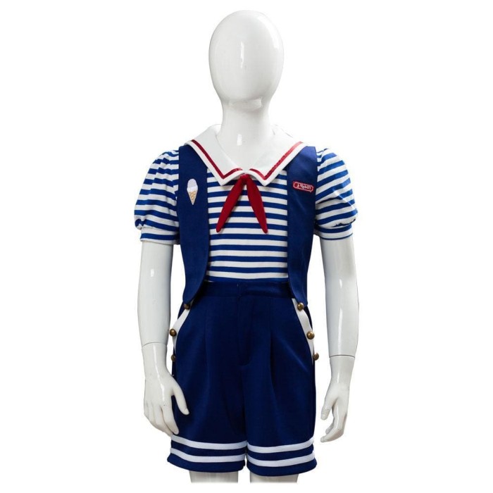 Stranger Things 3 Scoops Ahoy Robin Cosplay Costume For Kid