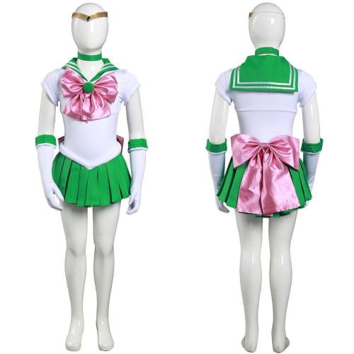Anime Sailor Moon Kino Makoto Kids Grils Dress Outfits Halloween Carnival Suit Cosplay Costume