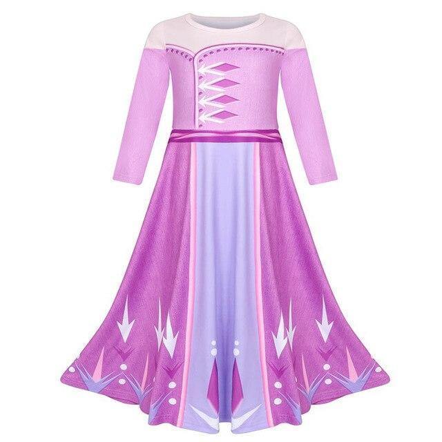 Frozen 2 Elsa Anna Costume For Teen Girl Dress New Year Child Up Lace Party Birthday Christmas Gift