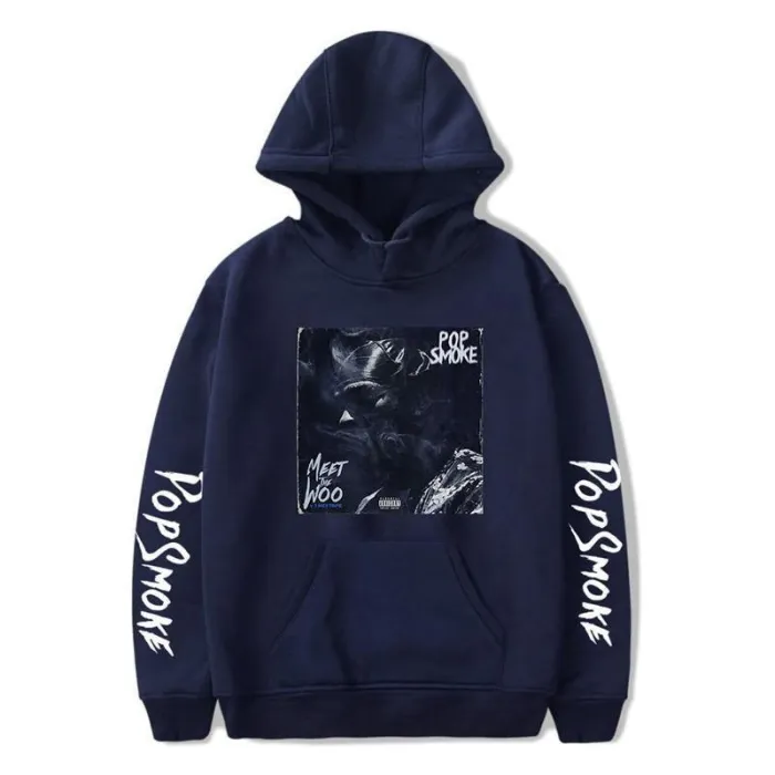 Unisex Pop Smoke Printed Hoodie Sweatshirt