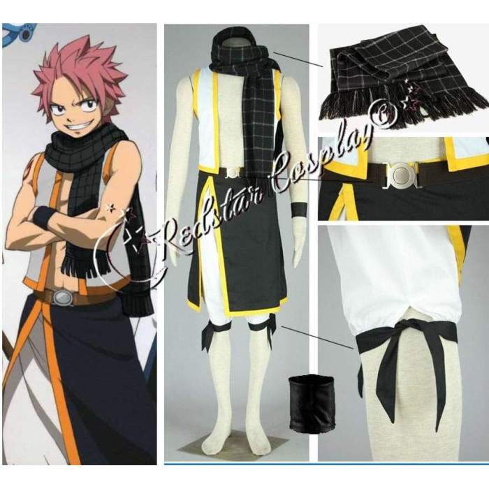 Scarf of Natsu Dragneel from Fairy Tail Anime Cosplay Costume