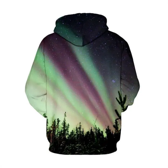 Mens Hoodies 3D Graphic Printed Merry Christmas Antelope Pullover