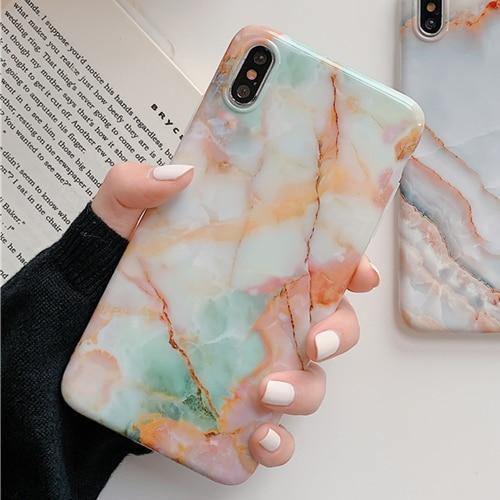 Granite Marble Painted Phone Case