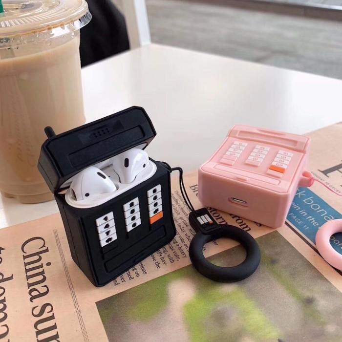 3D Retro Mobile Phone Apple Airpods Protective Case Cover
