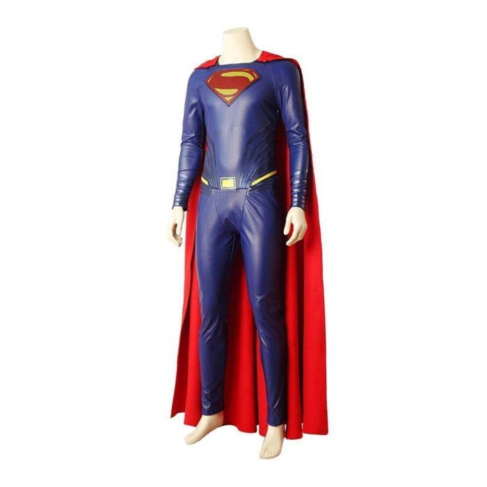 Superman Clark Kent Costume Dc Movie Justice League Halloween Cosplay Suit
