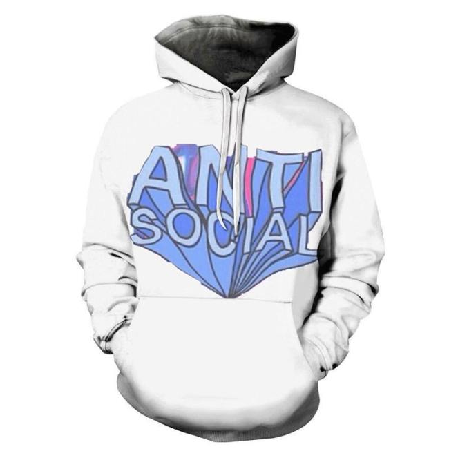 The Anti Social One 3D - Sweatshirt, Hoodie, Pullover