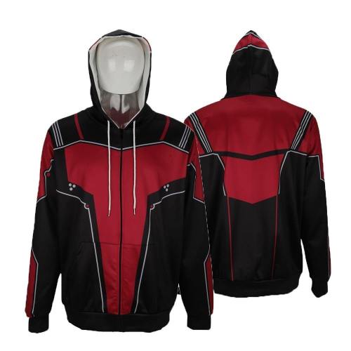 Movie Avengers: Endgame Antman Men 3D Print Hoodies Streetwear Casual Cospaly Jacket Sweatshirt Coat Adult Halloween Party
