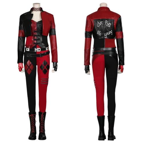 The Suicide Squad ()- Harleen Quinzel/Harley Quinn Coat Pants Outfits Halloween Carnival Suit Cosplay Costume
