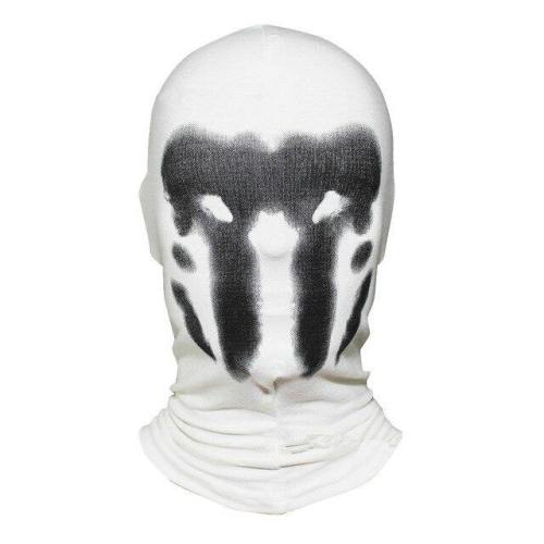 Watchmen Rorschach Walter Kovacs Hood Balaclava White Mask Cosplay