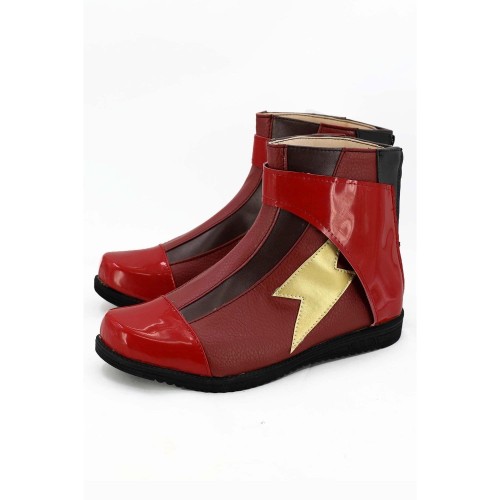 Justice League  Movie Barry Allen Flash Boots Cosplay Shoes