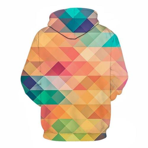Colorful Diamonds 3D Hoodie