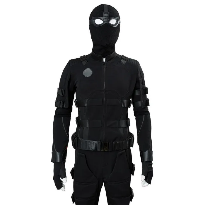Movie Avengers Endgame Stealth Suit  Peter Parker Cosplay Costume