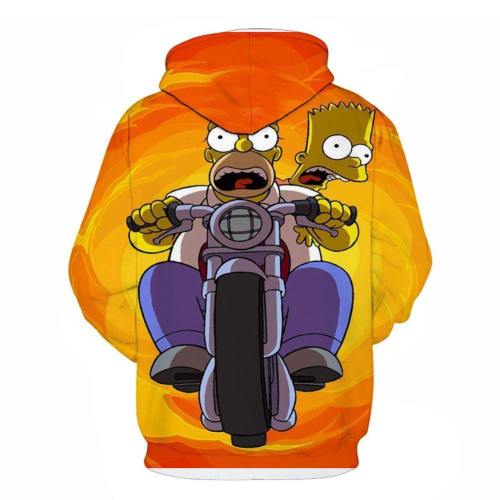 The Simpsons Hoodie - Homer J. Simpson Pullover Hoodie